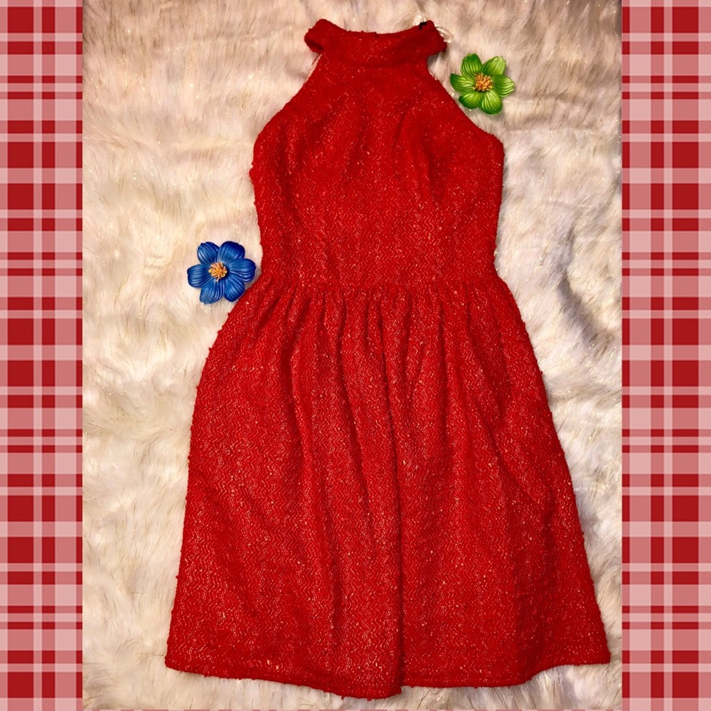 ❤️2/$20 NWT ark & co. Orange Choker style midi